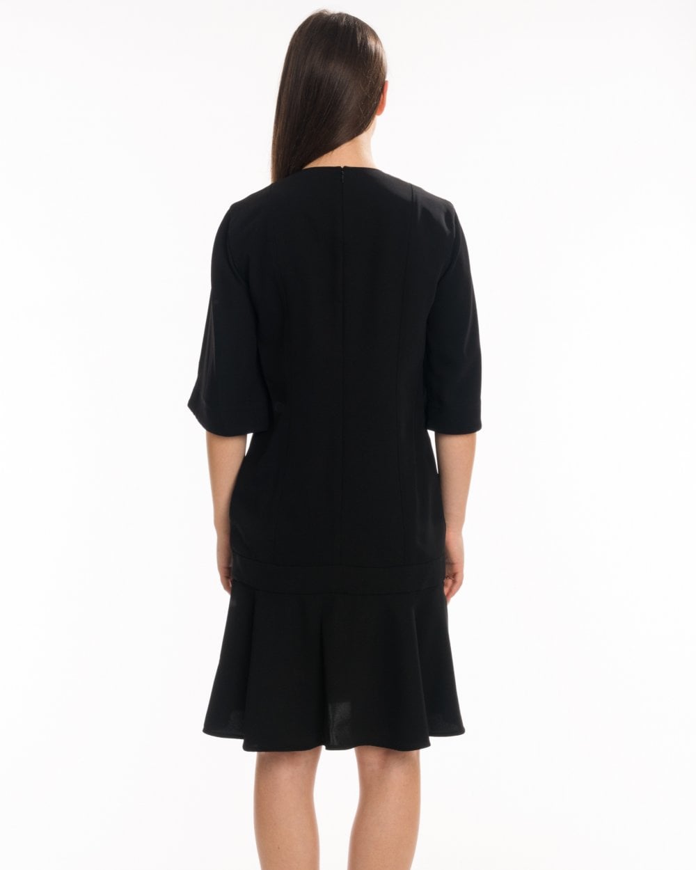 Calvin Klein Smooth Twill Layer SLV Womens Short Sleeve Dress
