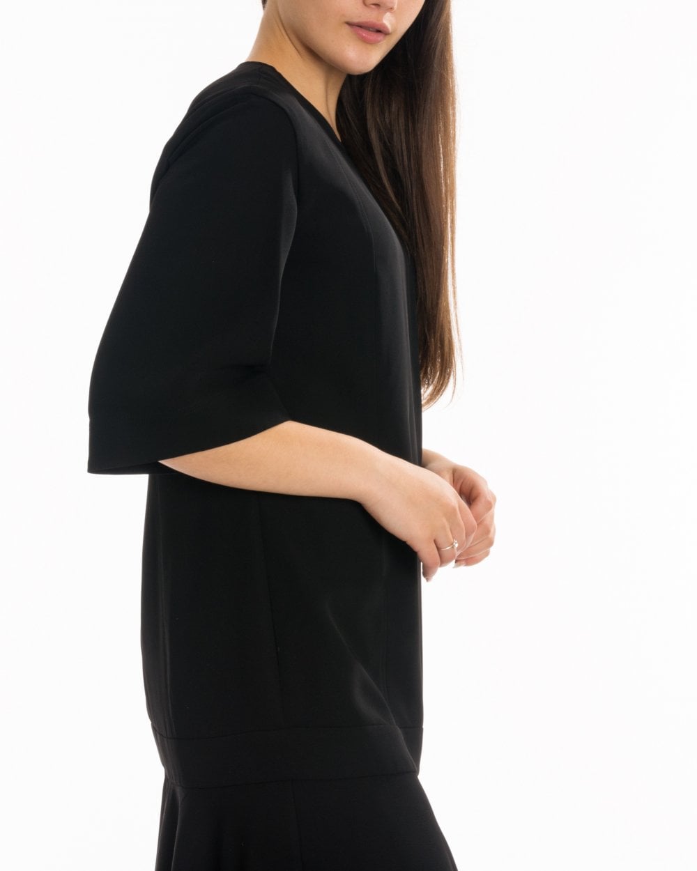 Calvin Klein Smooth Twill Layer SLV Womens Short Sleeve Dress