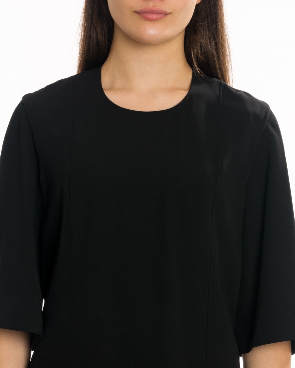 Calvin Klein Smooth Twill Layer SLV Womens Short Sleeve Dress