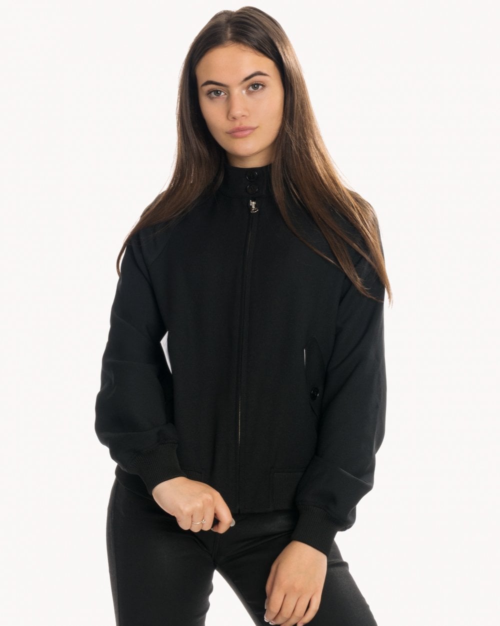 Calvin Klein Uniform Twill Harringon Womens Jacket