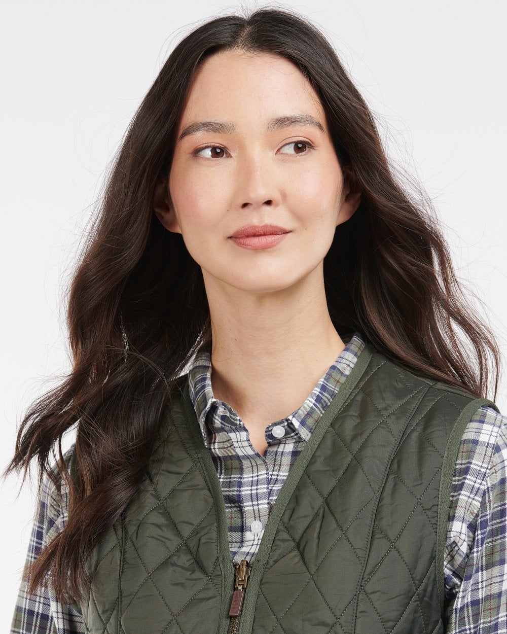 Barbour Fleece Betty Womens Interactive Liner - Dark Olive