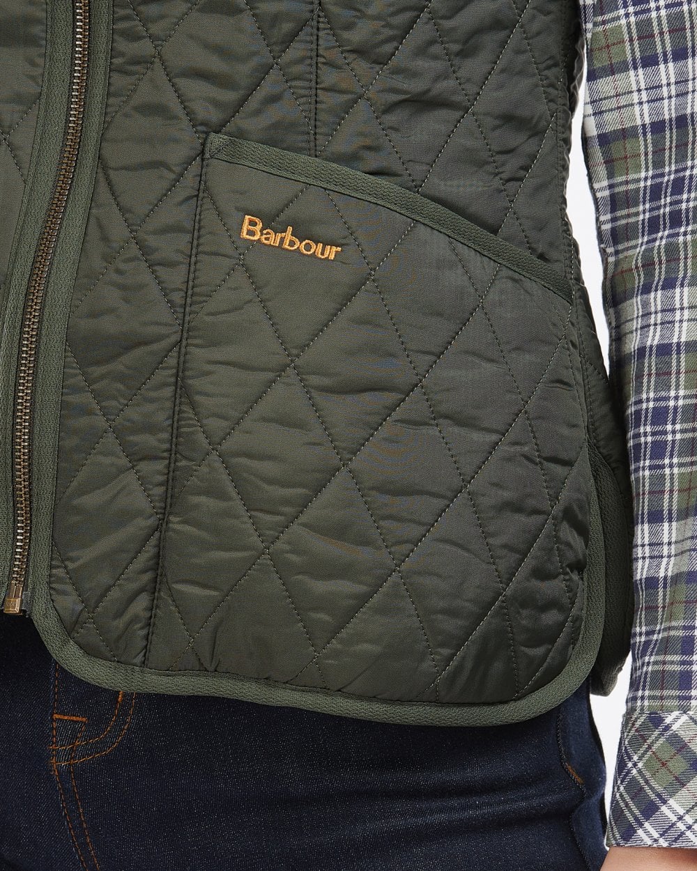 Barbour Fleece Betty Womens Interactive Liner - Dark Olive