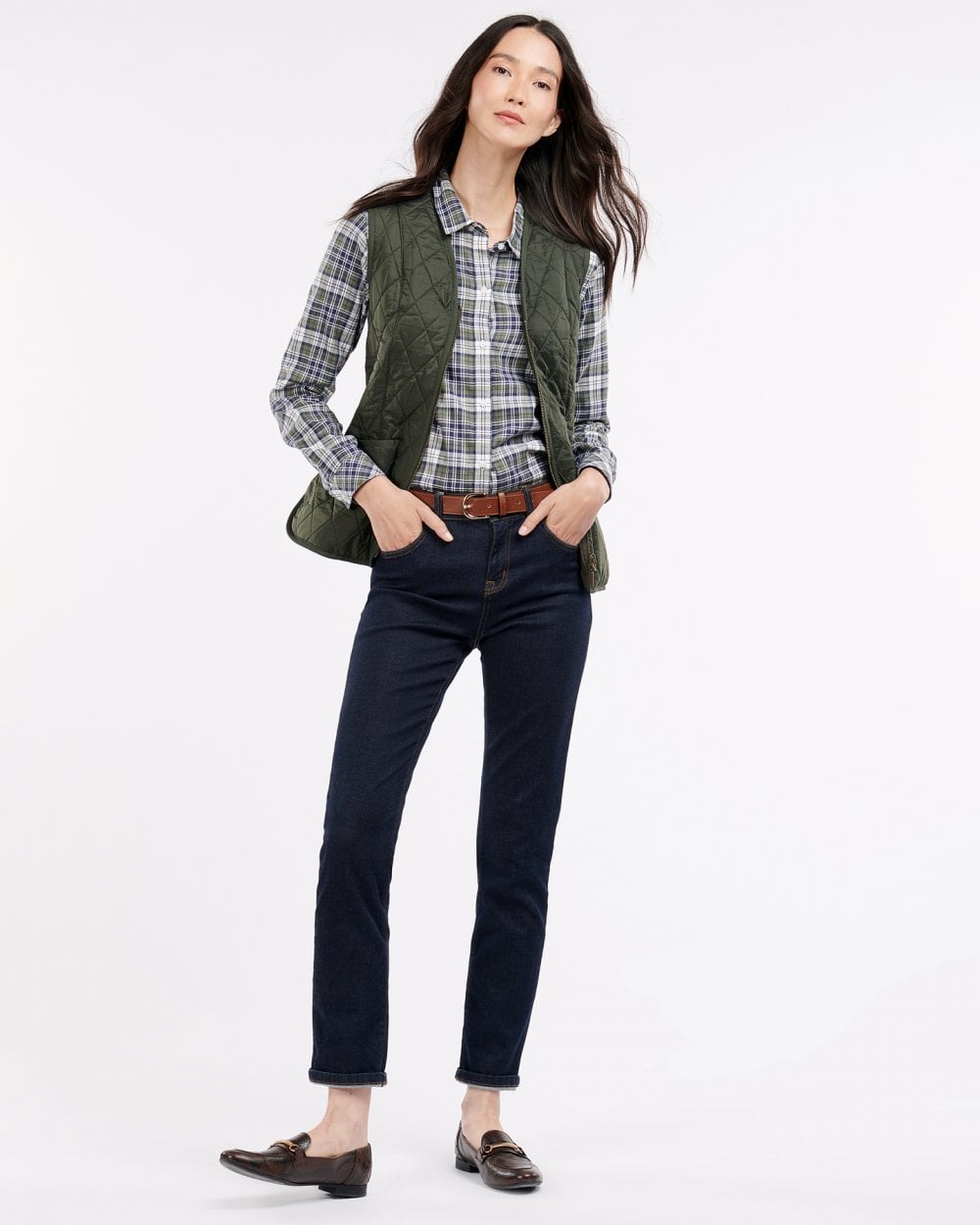 Barbour Fleece Betty Womens Interactive Liner - Dark Olive