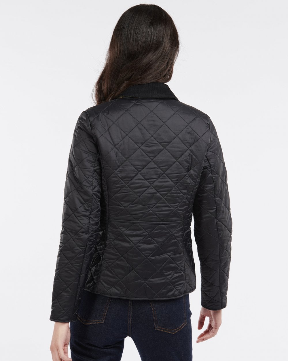 Barbour Deveron Polarquilt Womens Jacket - Black/Black