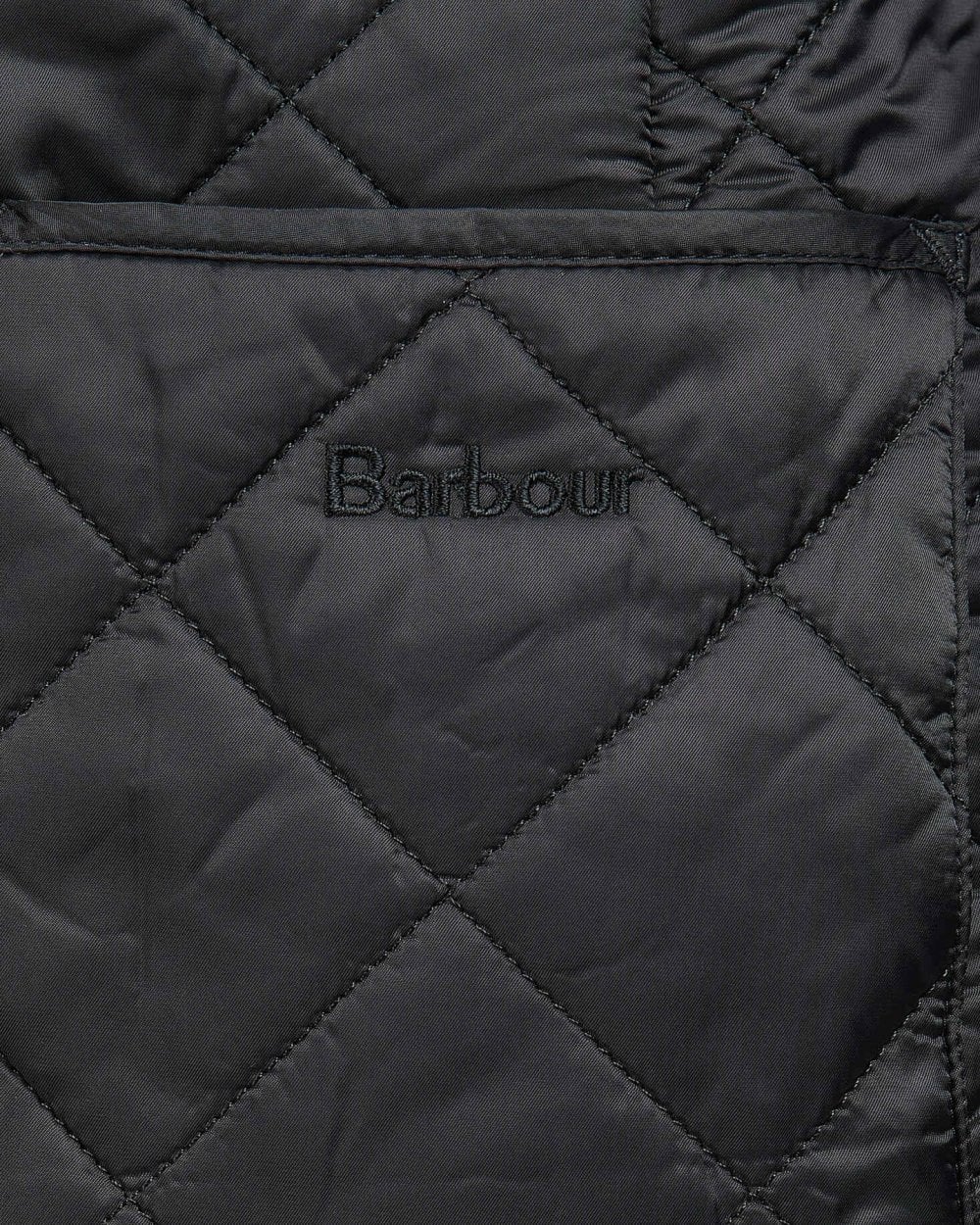Barbour Deveron Polarquilt Womens Jacket - Black/Black