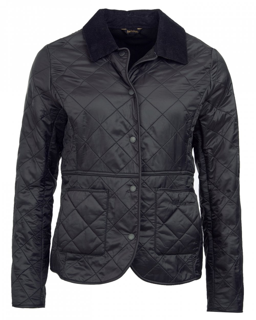 Barbour Deveron Polarquilt Womens Jacket - Black/Black