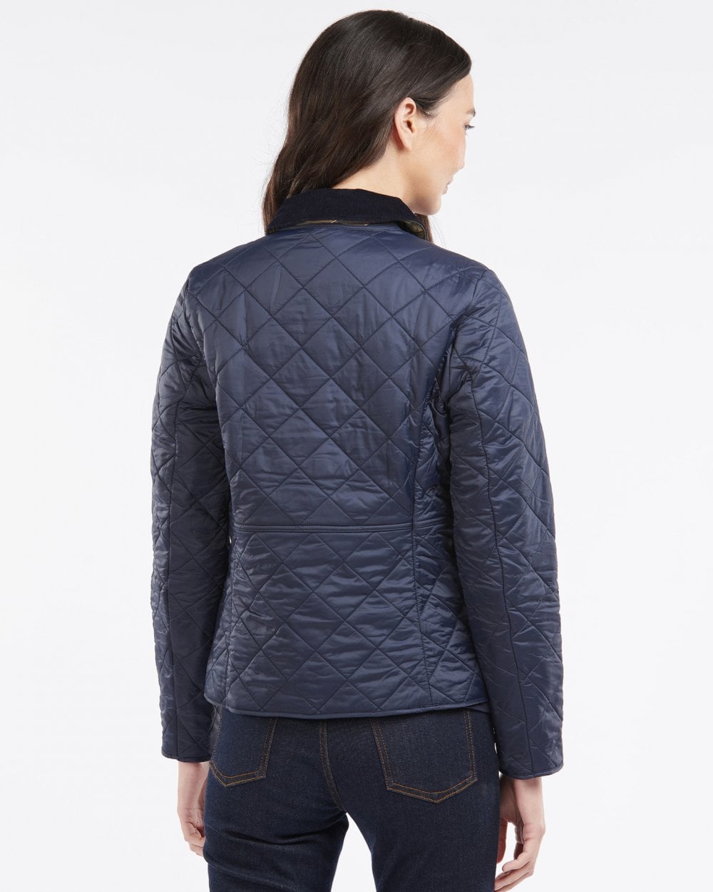 Barbour Deveron Polarquilt Womens Jacket - Navy/Navy