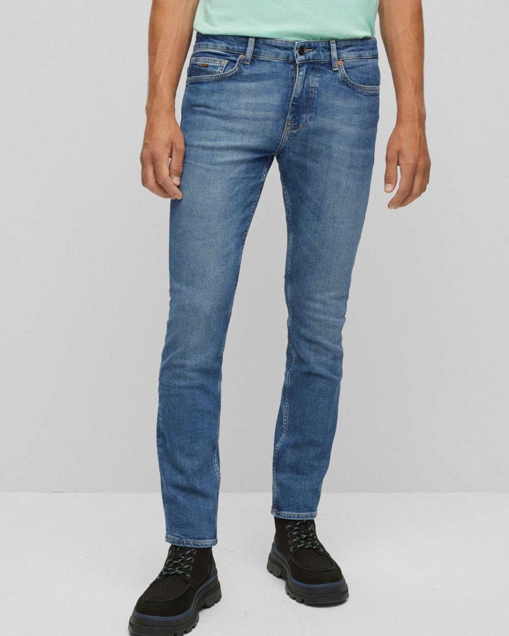 BOSS Orange BOSS Orange Delaware BC-L-C Aqua Mens Jeans