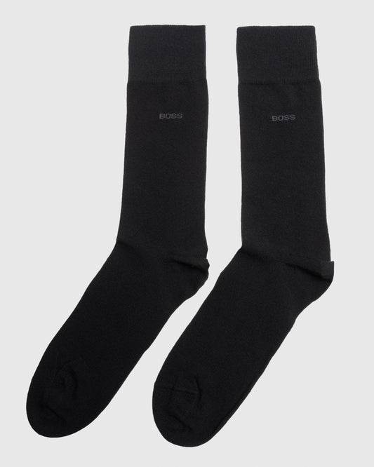 BOSS Orange BOSS Orange 5 Pack Regular Length Uni Color Mens Combed Cotton Socks NOS