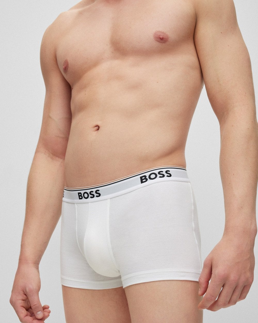 BOSS Orange 3 Pack Mens Power Trunks NOS - White 100