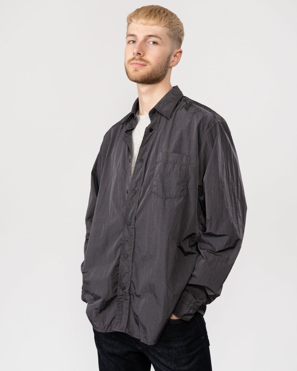 BOSS Orange Lambini Mens Long Sleeve Shirt