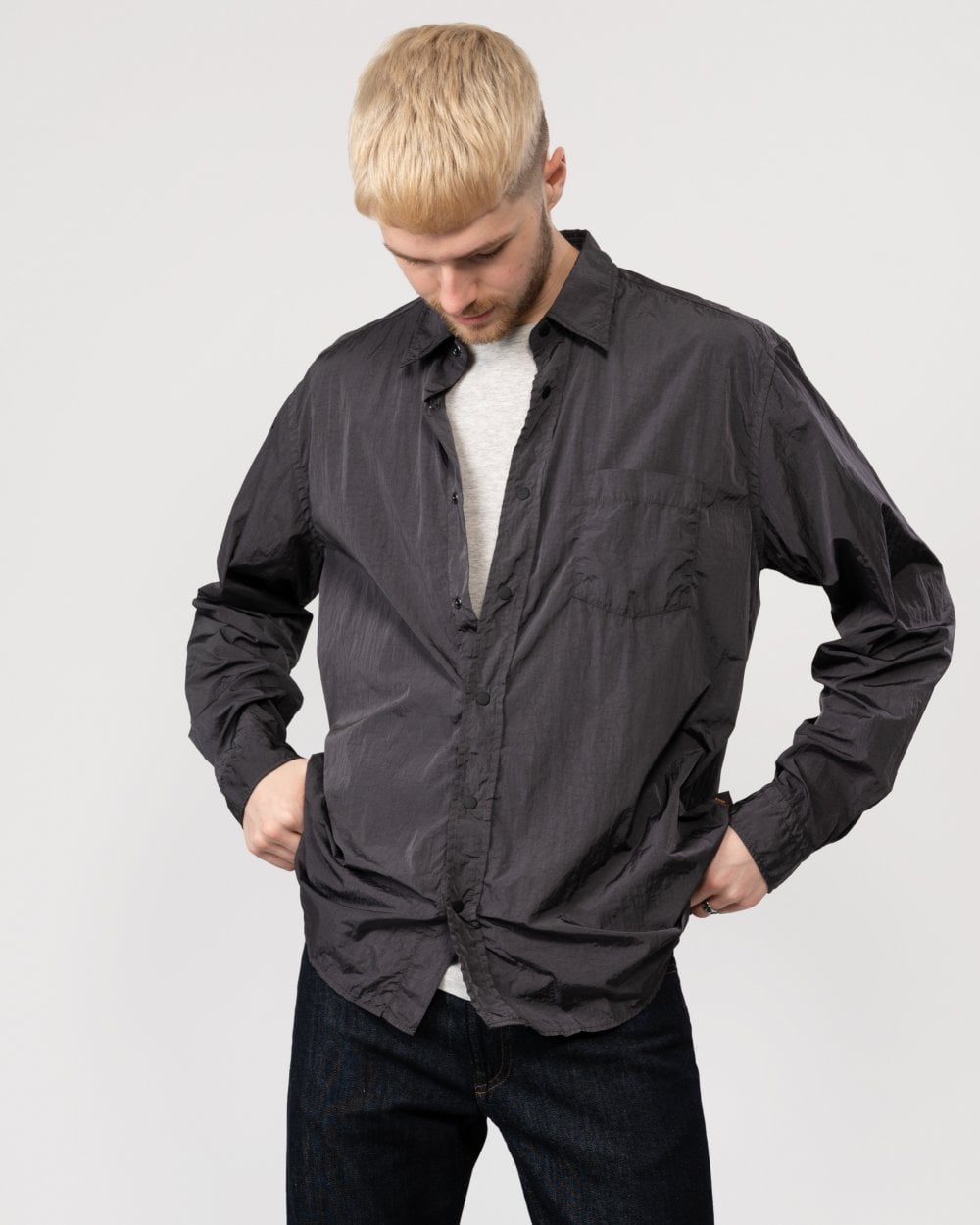 BOSS Orange Lambini Mens Long Sleeve Shirt