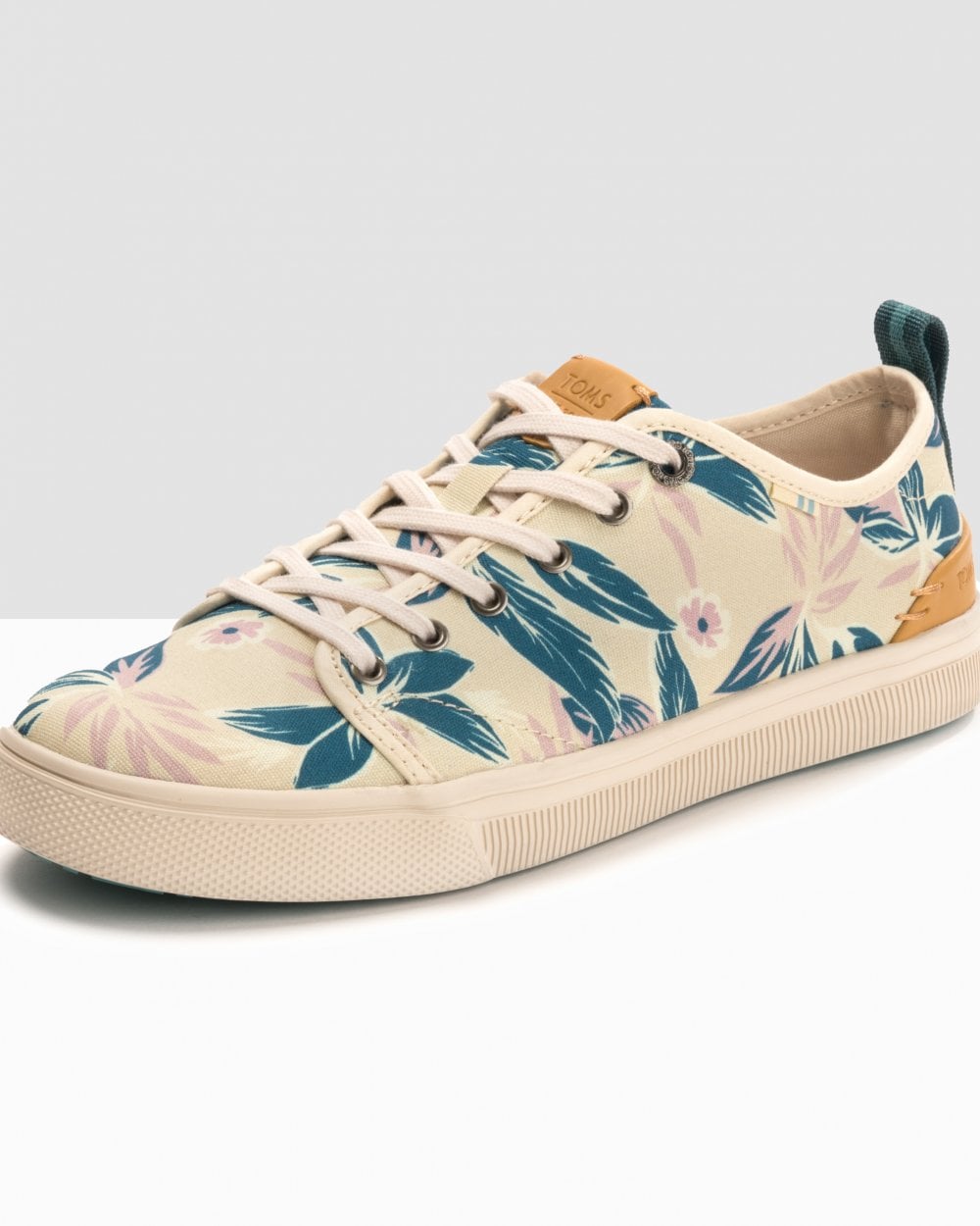 TOMS Lilac Floral Print Trvl Lite Low Womens Sneaker