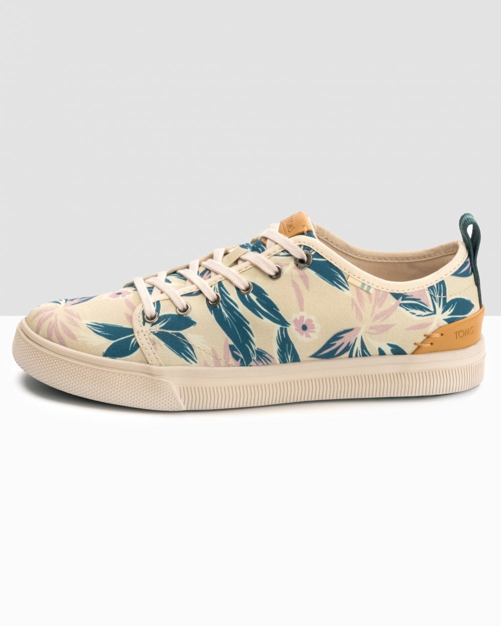TOMS Lilac Floral Print Trvl Lite Low Womens Sneaker