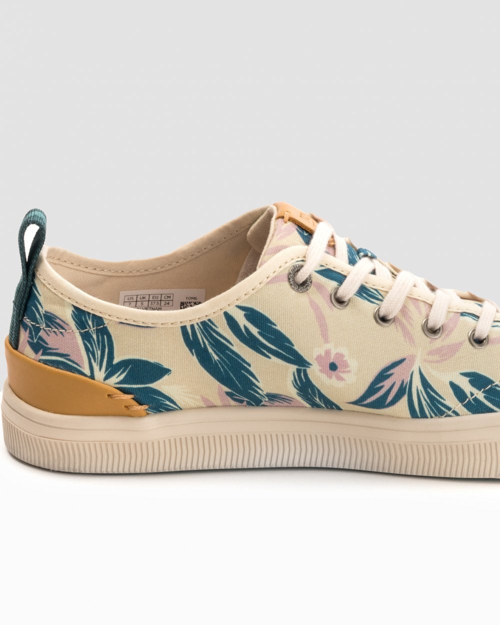 TOMS Lilac Floral Print Trvl Lite Low Womens Sneaker