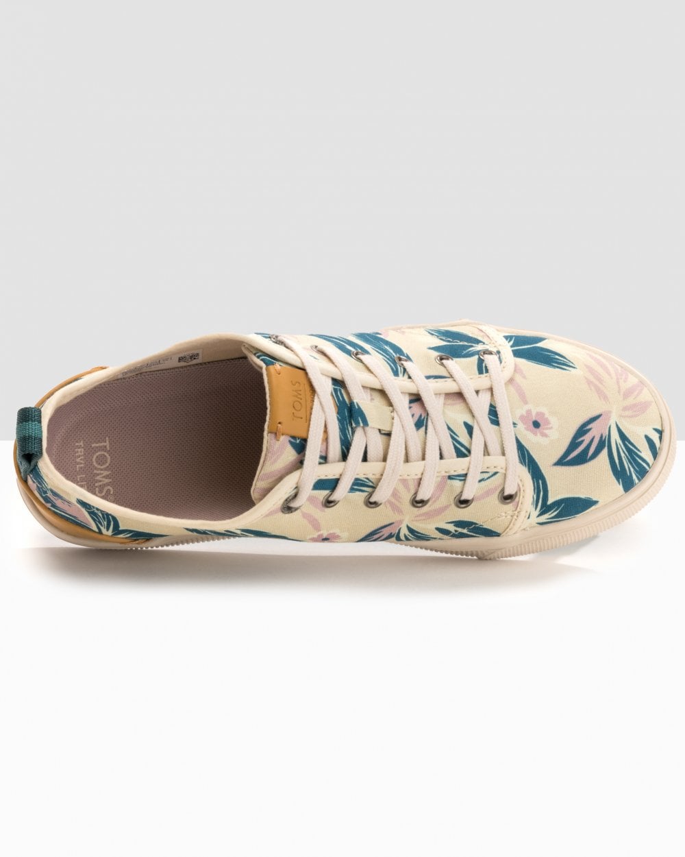 TOMS Lilac Floral Print Trvl Lite Low Womens Sneaker