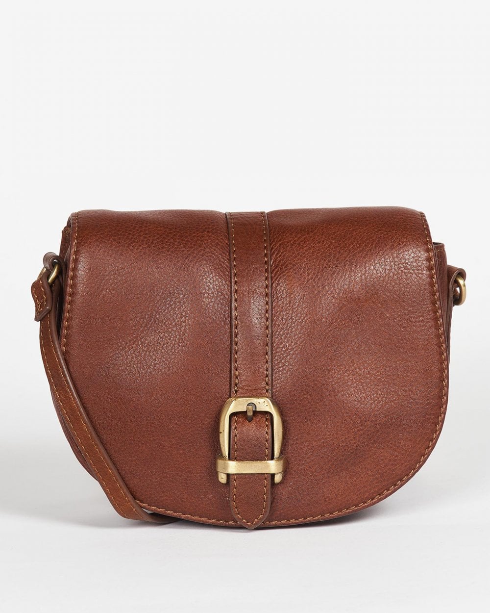 Barbour Laire Womens Leather Saddle Bag