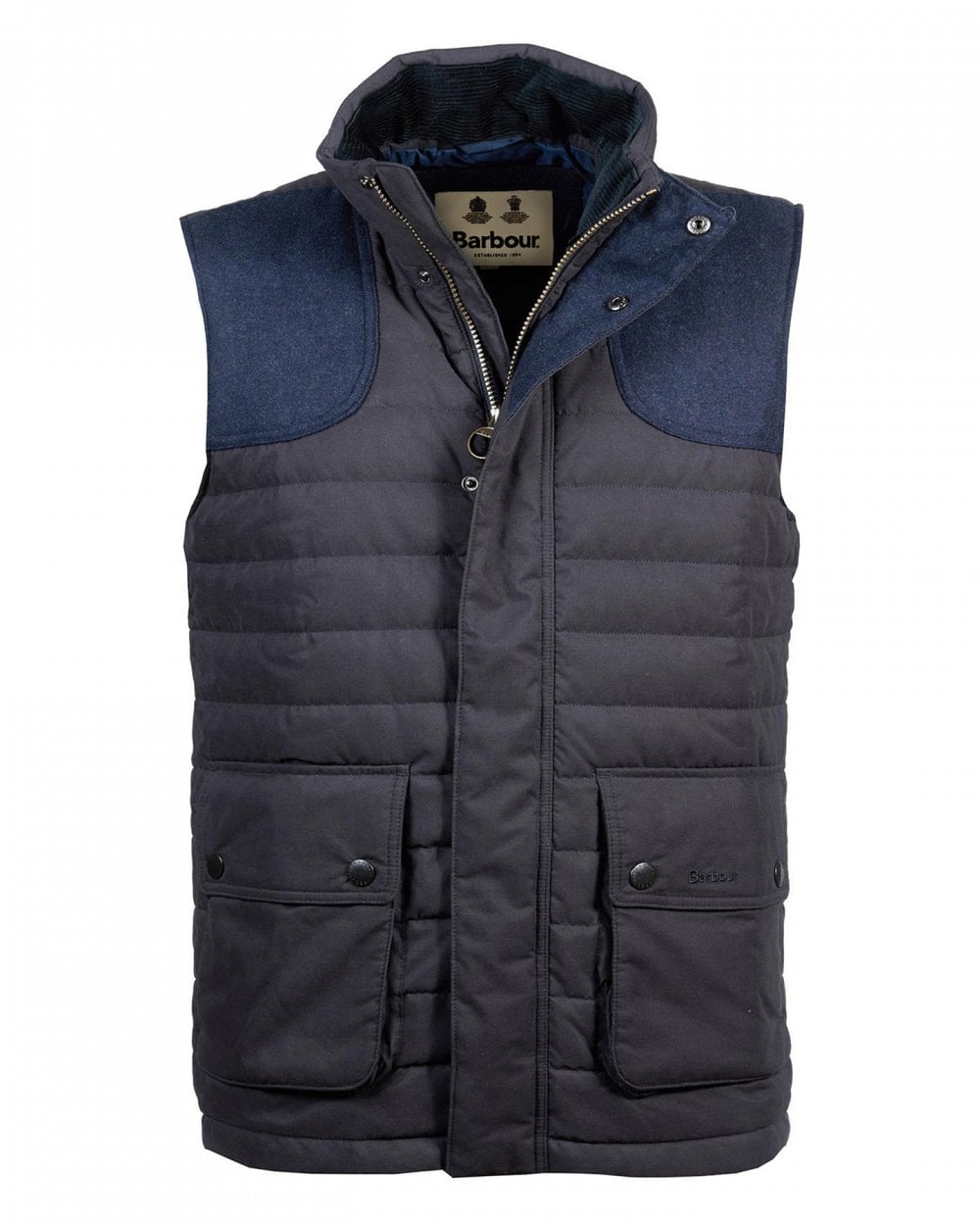 Barbour Bradford Mens Padded Gilet - Navy