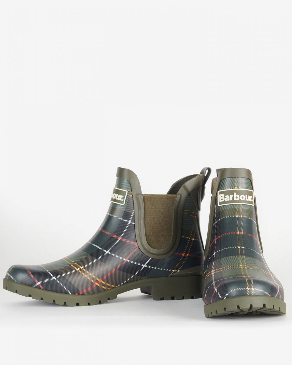 Barbour Wilton Womens Wellingtons - Classic Tartan