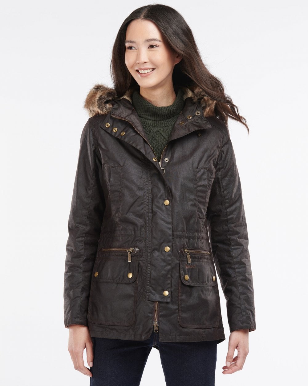 Barbour Kelsall Womens Wax Parka
