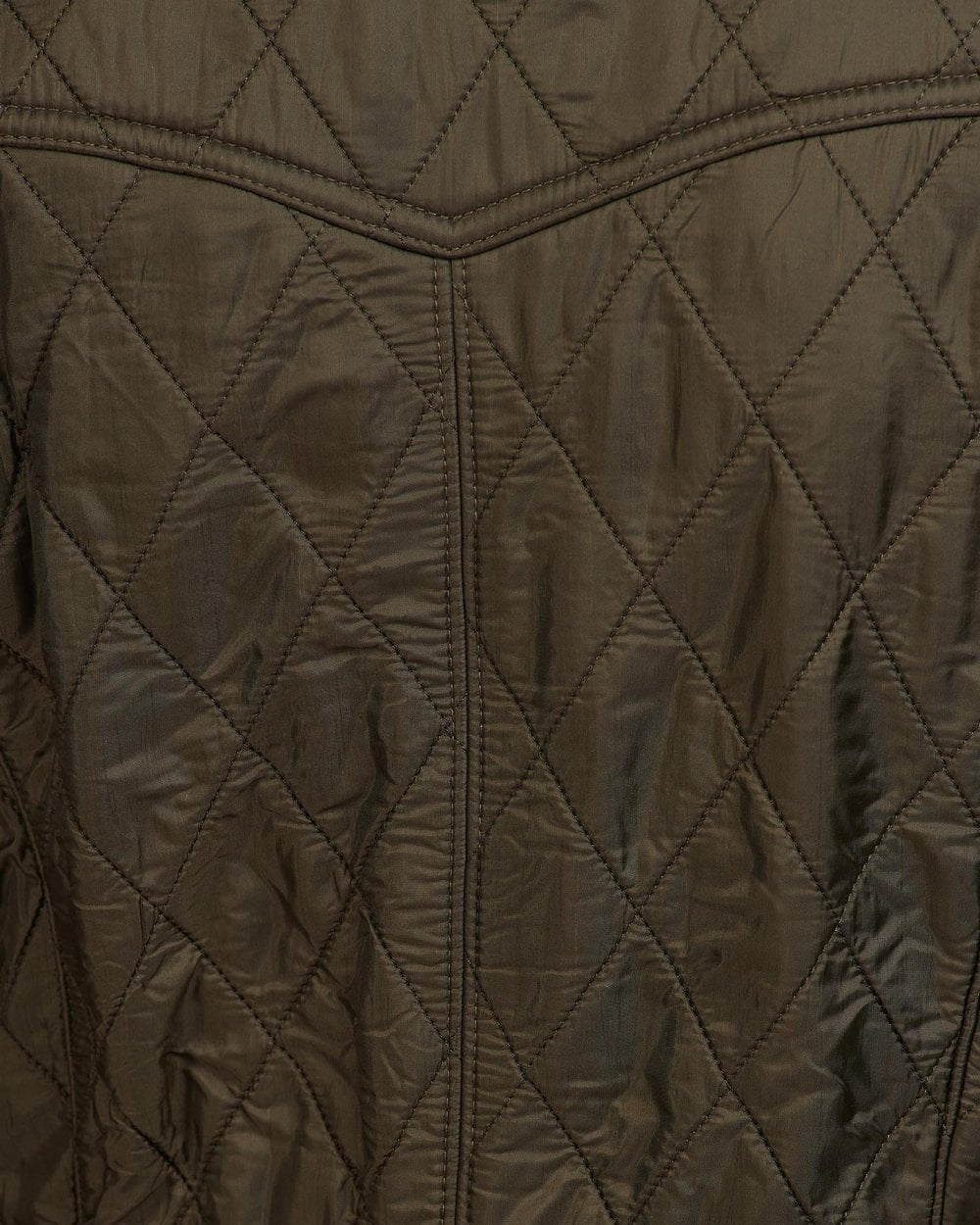 Barbour Cavalry Womens Polarquilt Jacket - Dark Olive