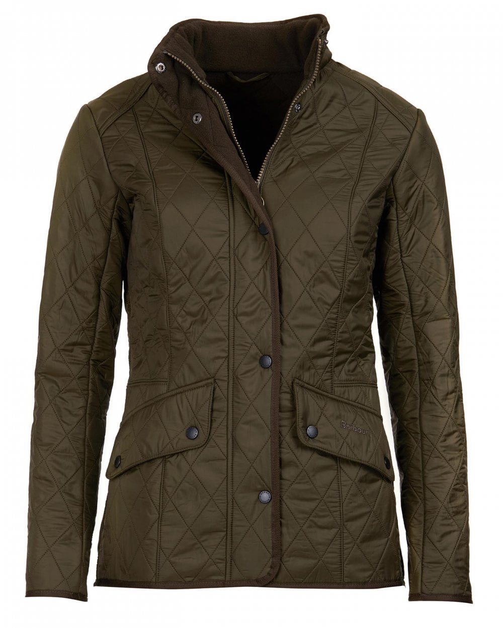 Barbour Cavalry Womens Polarquilt Jacket - Dark Olive
