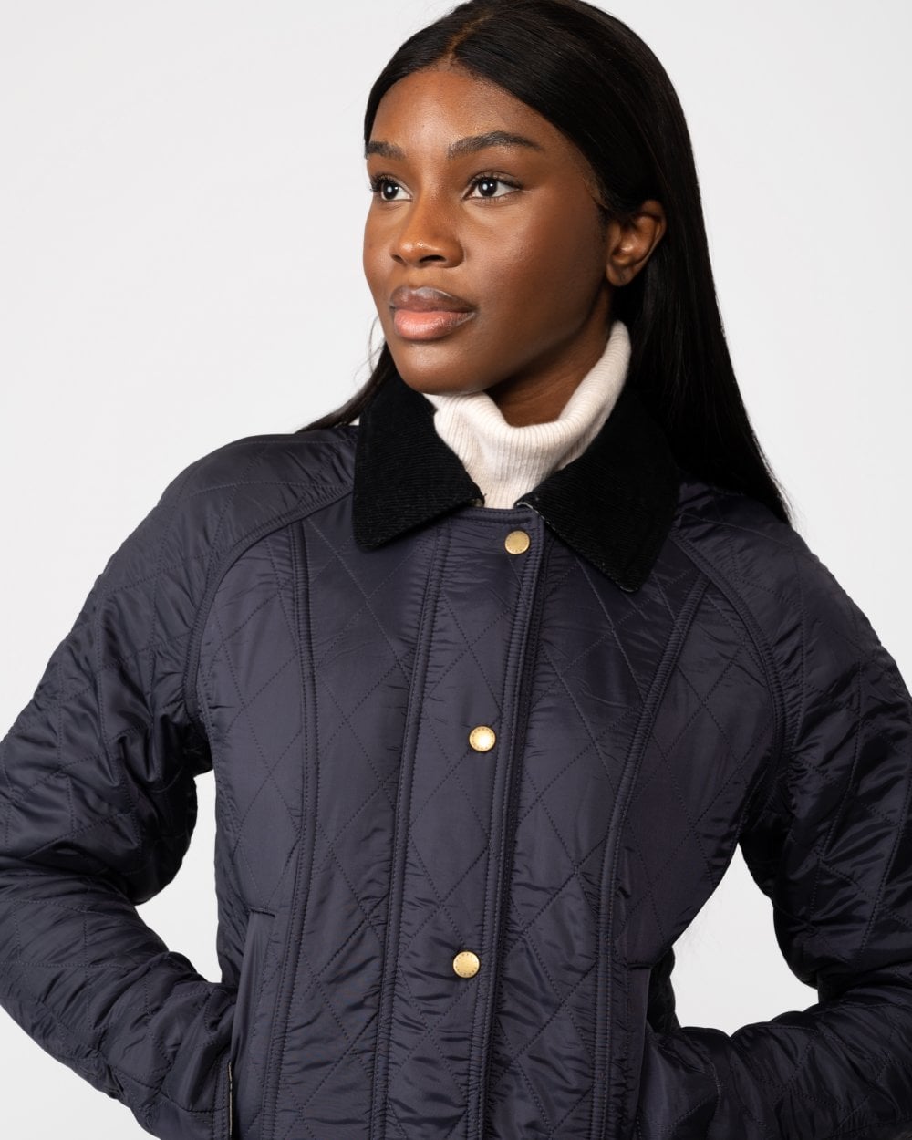 Barbour Beadnell Polar Womens Jacket - Navy/Navy