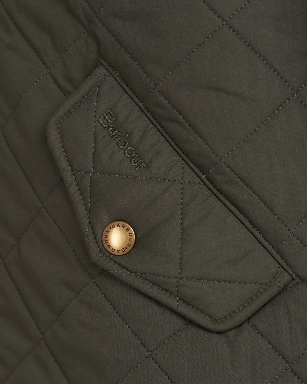 Barbour Powell Mens Quilted Jacket - Sage