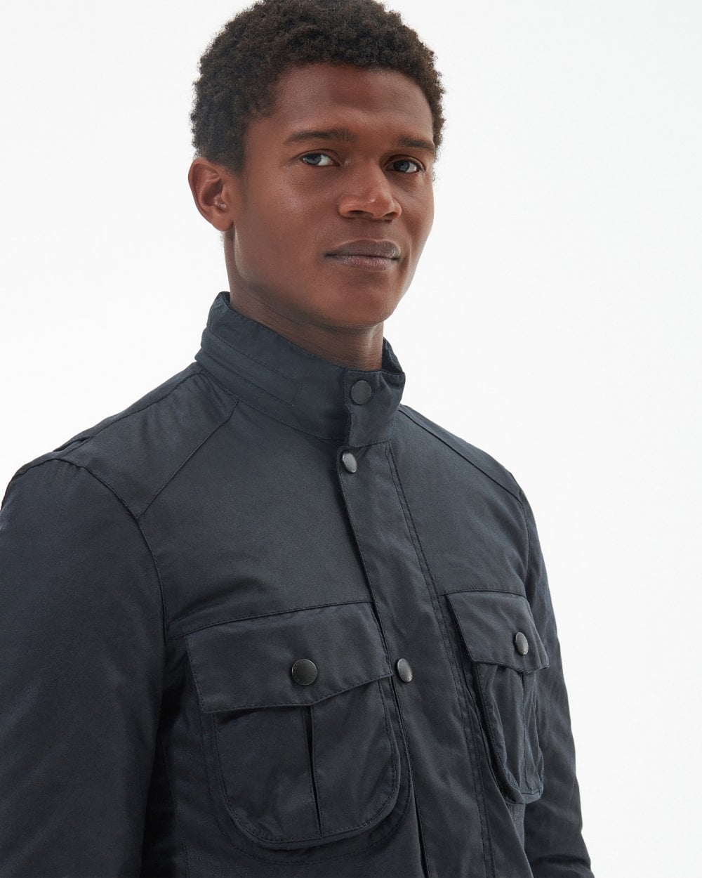 Barbour Corbridge Mens Wax Jacket - Navy/Classic