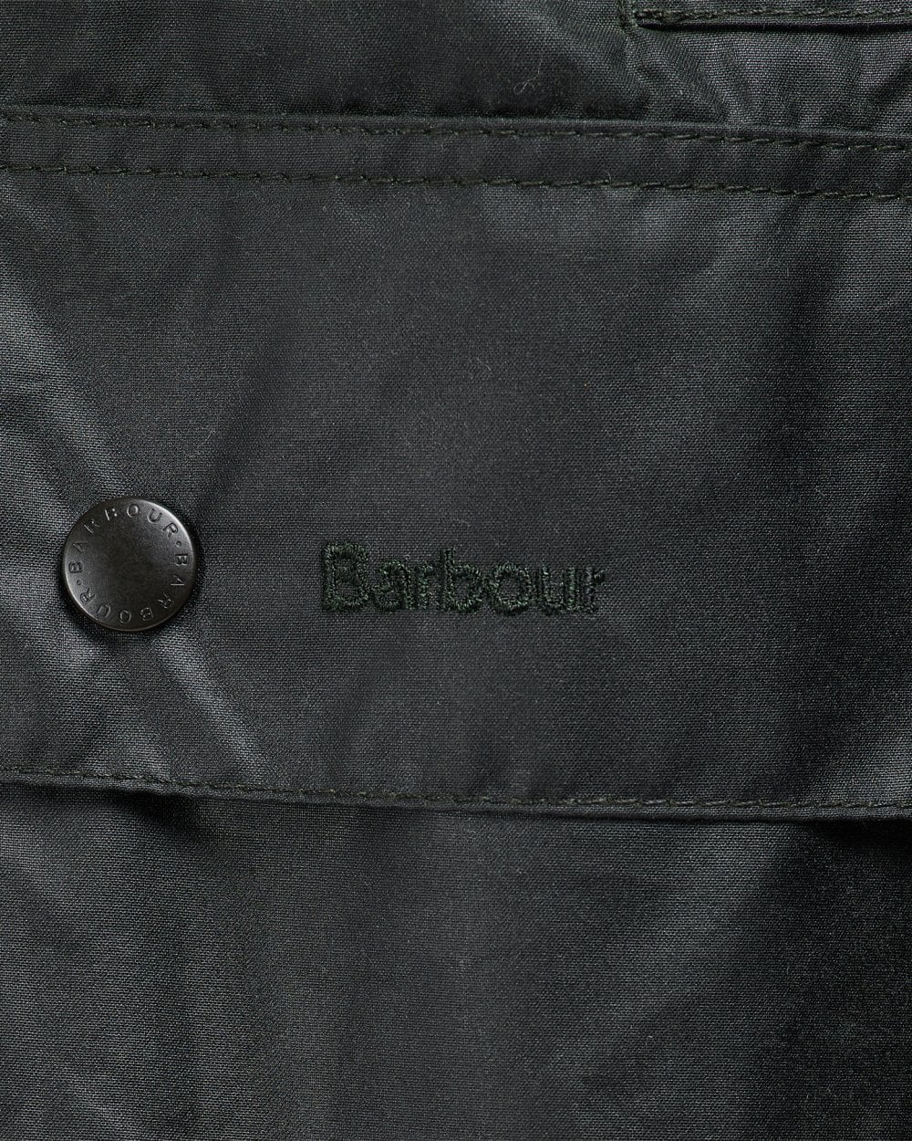 Barbour Border Mens Wax Jacket - Sage