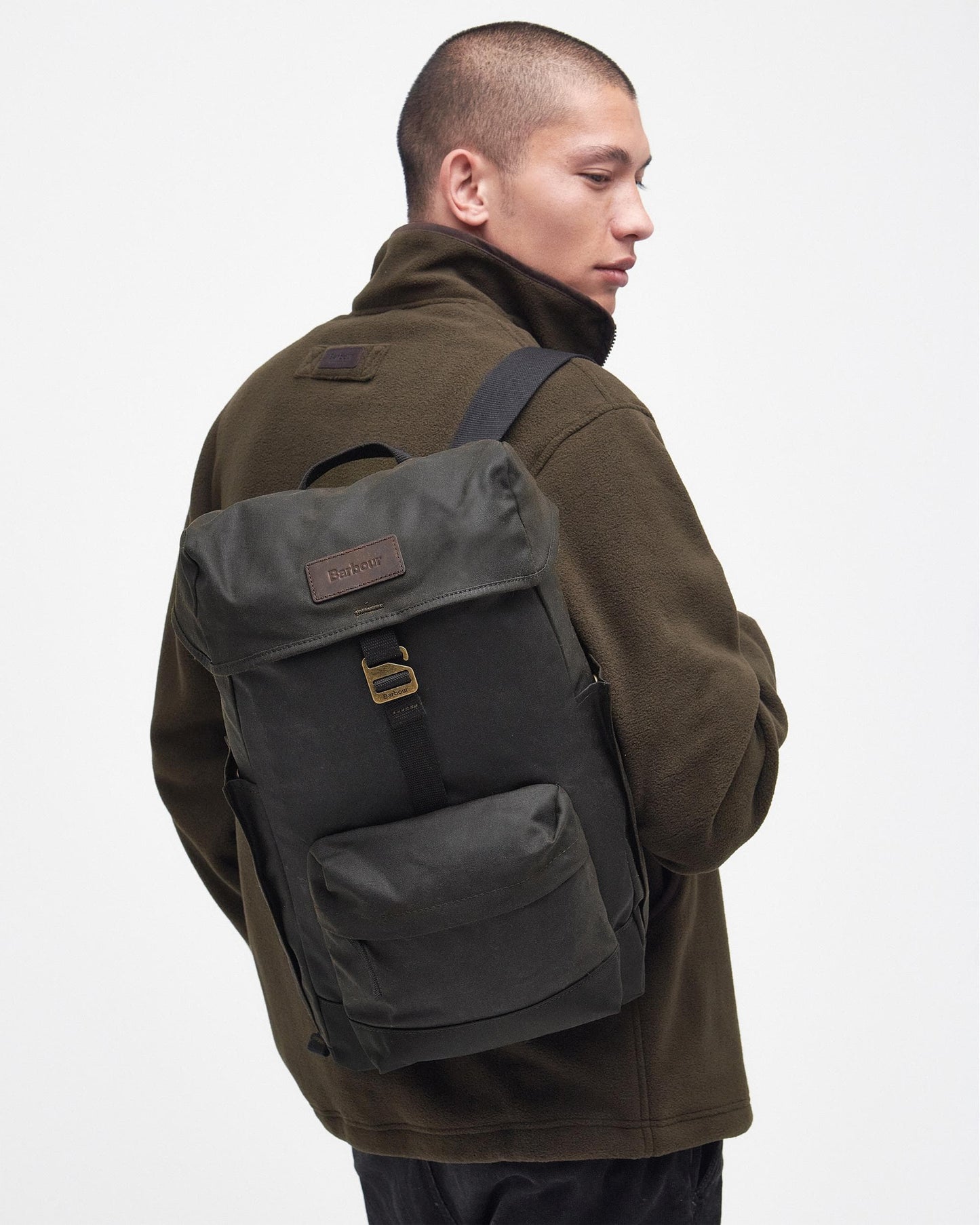 Barbour Essential Unisex Wax Backpack