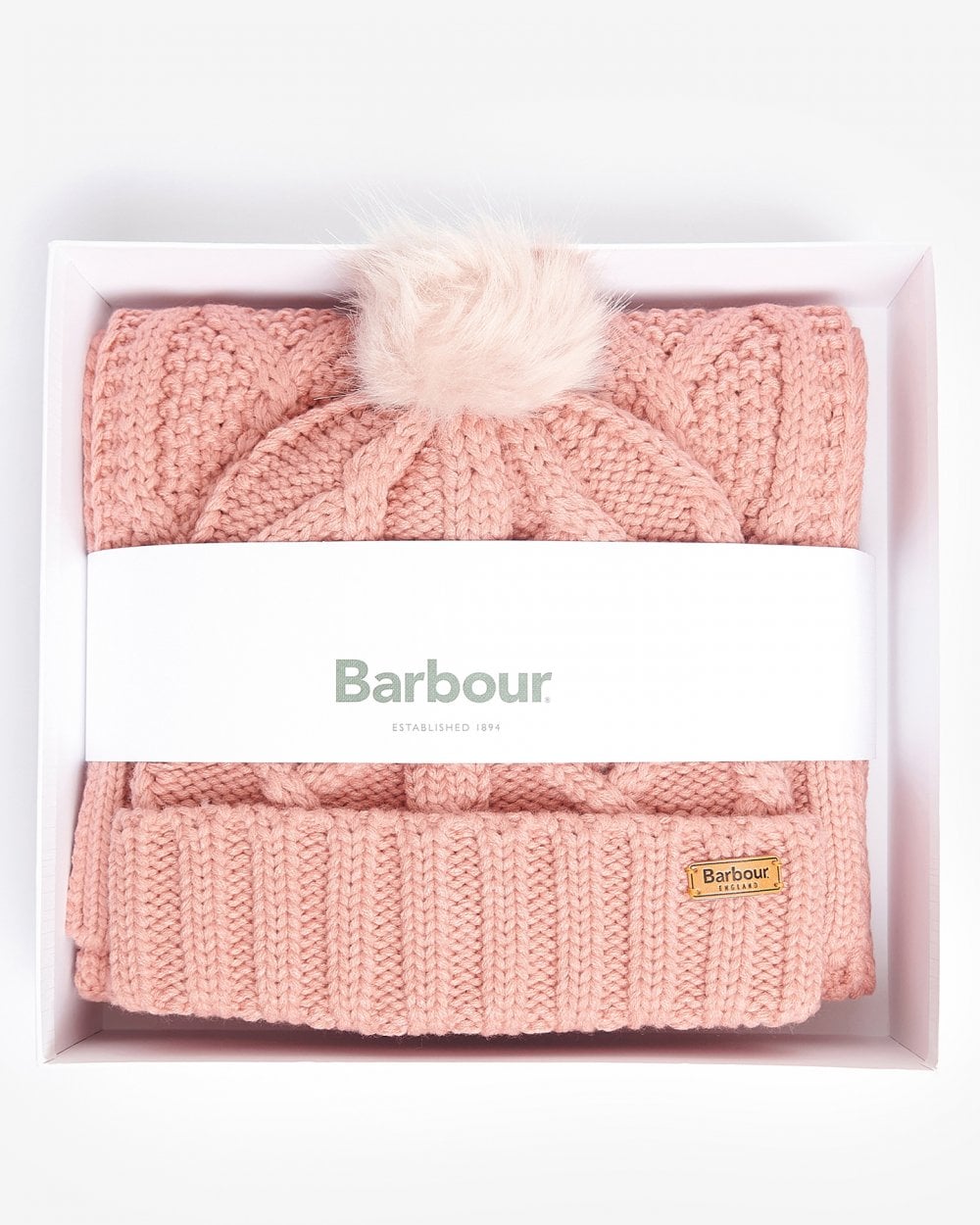 Barbour Ridley Beanie And Scarf Set