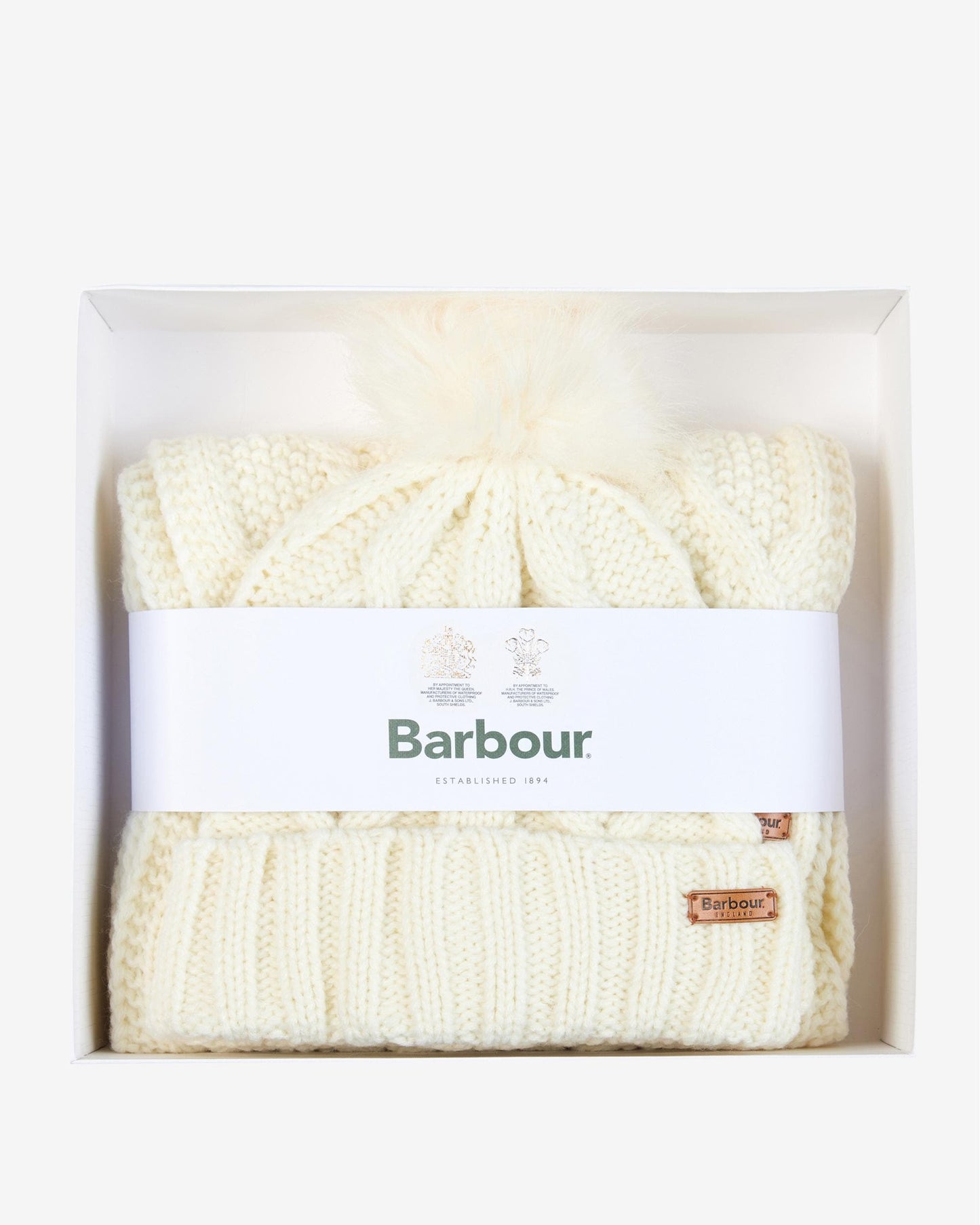 Barbour Ridley Beanie And Scarf Set
