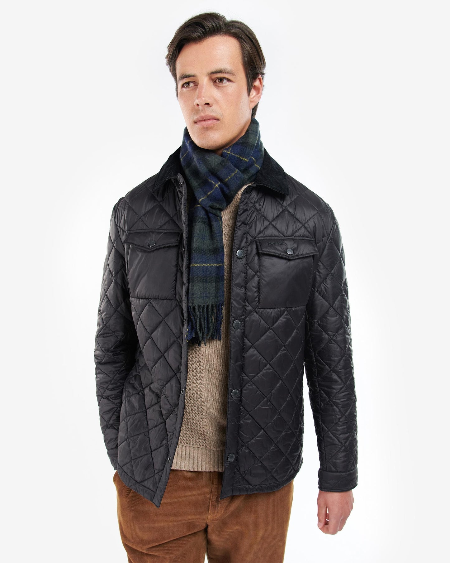 Barbour Tartan Unisex Lambswool Scarf