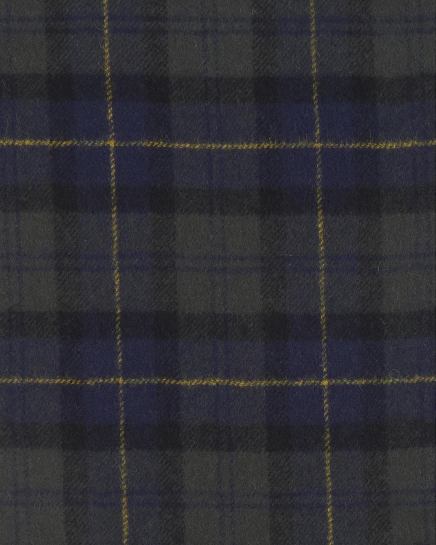 Barbour Tartan Unisex Lambswool Scarf - Olive Night