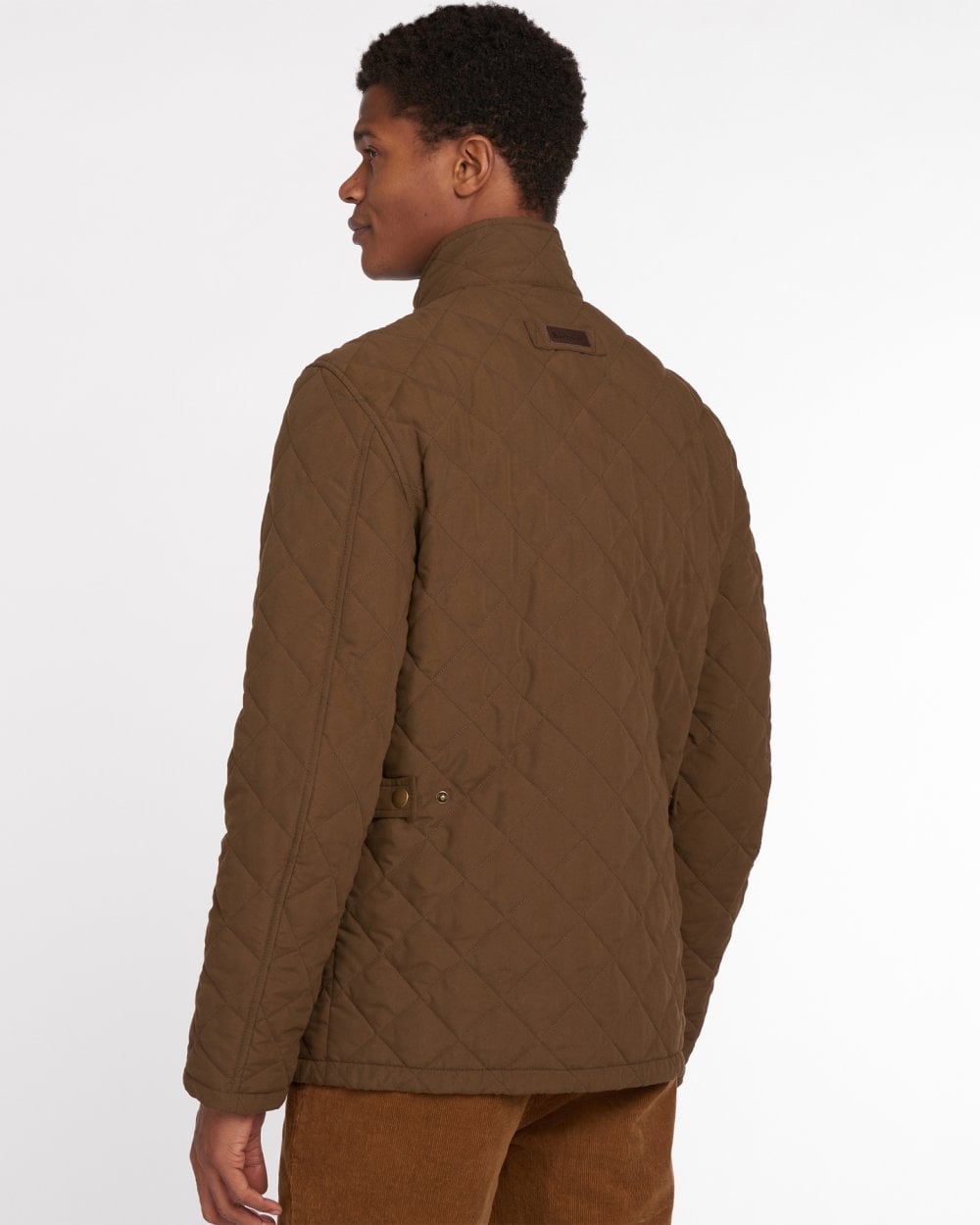 Barbour Shoveler Mens Quilted Jacket - Dark Sand