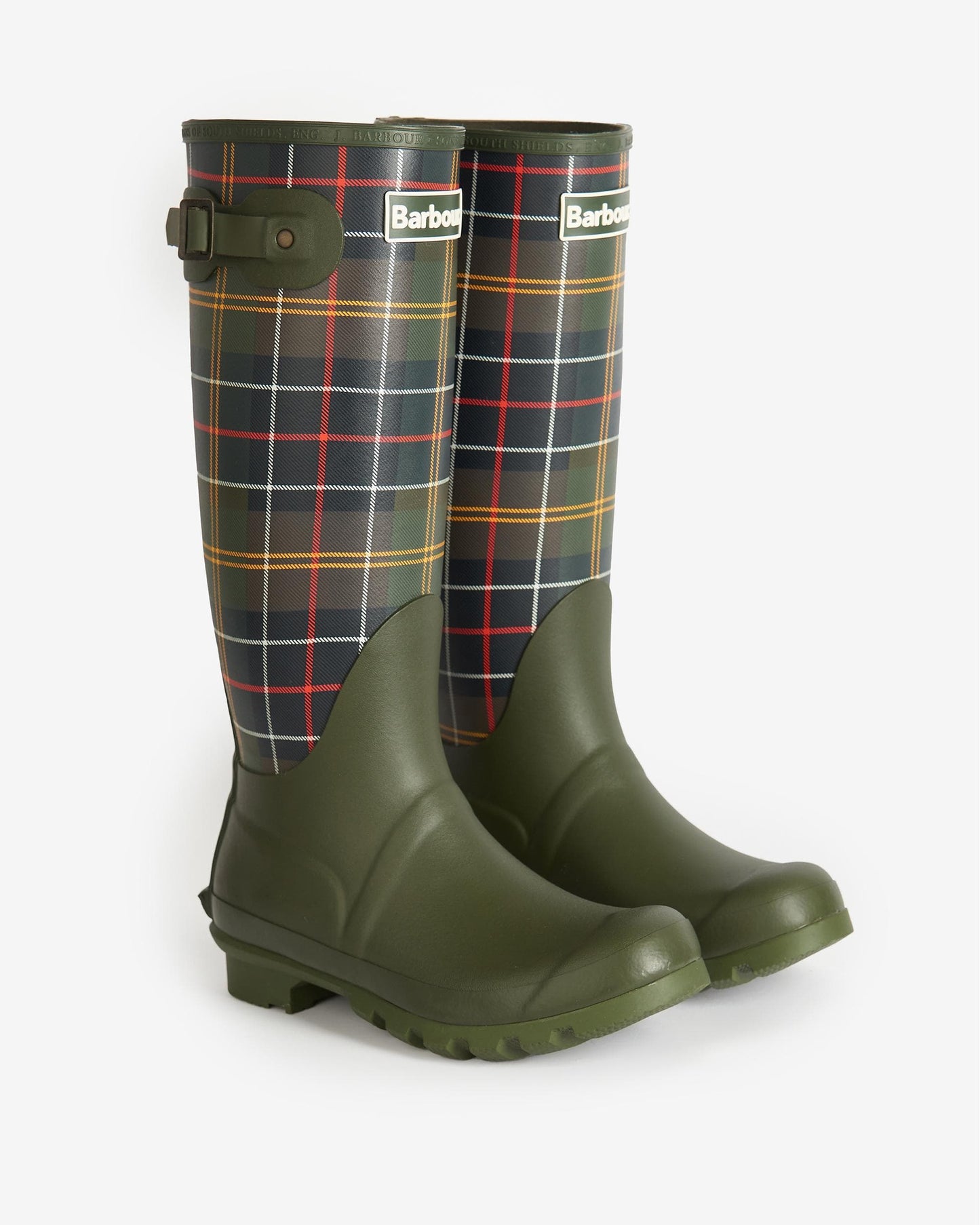 Barbour Tartan Bede Womens Wellies