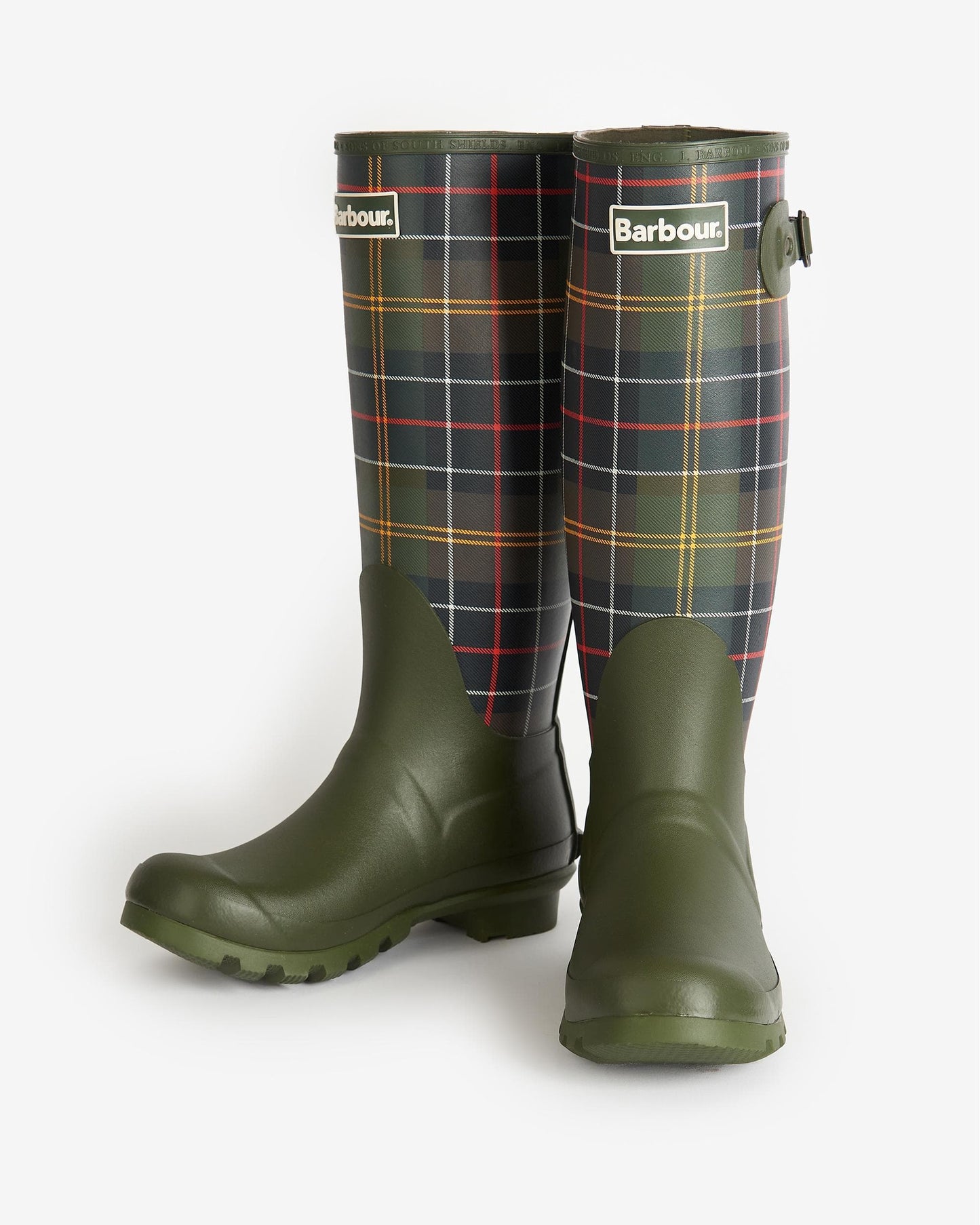 Barbour Tartan Bede Womens Wellies