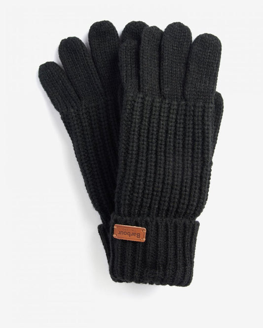 Barbour Saltburn Womens Knitted Gloves - Black