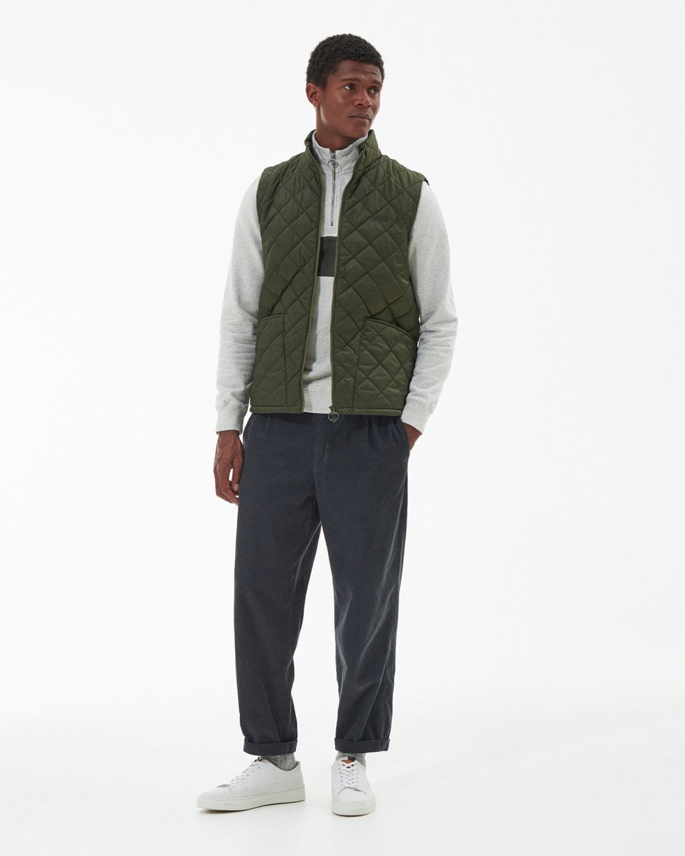 Barbour Monty Mens Gilet - Olive