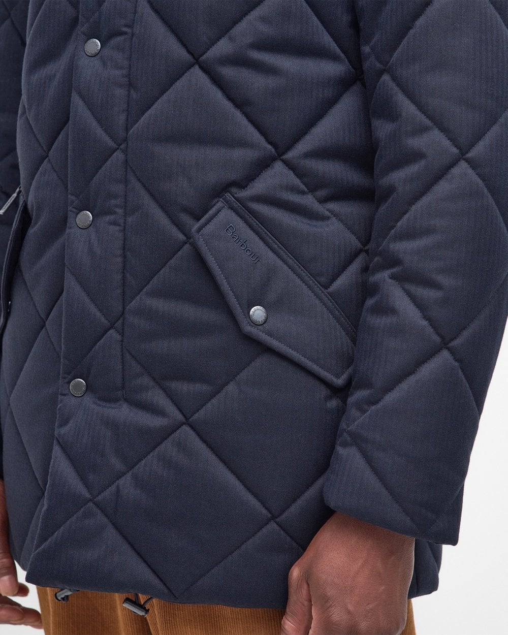 Barbour Barbour Stanford Chelsea Mens Long Quilted Jacket
