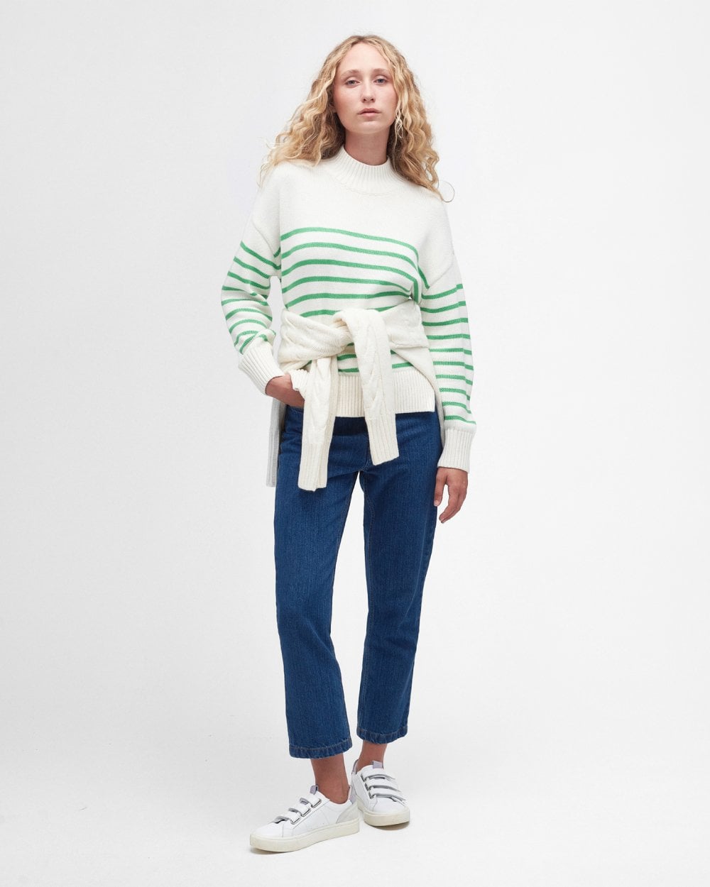 Barbour Oakfield Womens Funnel Neck Jumper