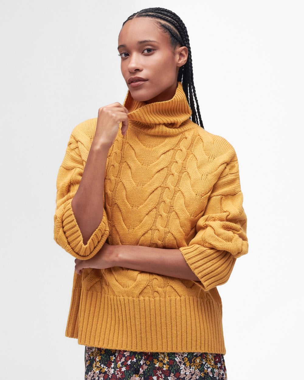 Barbour Woodlane Womens Roll Neck Jumper