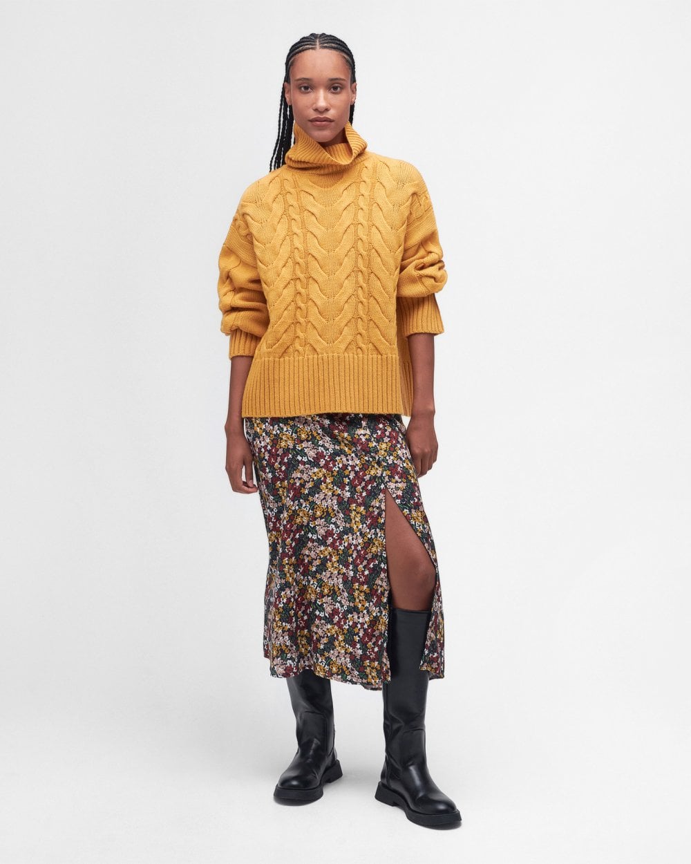 Barbour Woodlane Womens Roll Neck Jumper