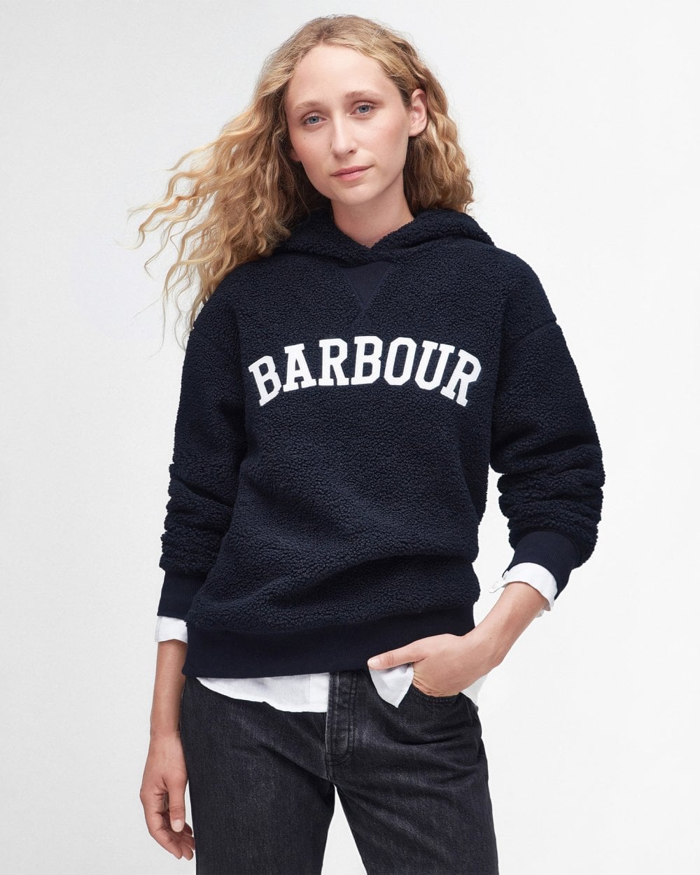 Barbour Northumberland Womens Polar Fleece Hoodie