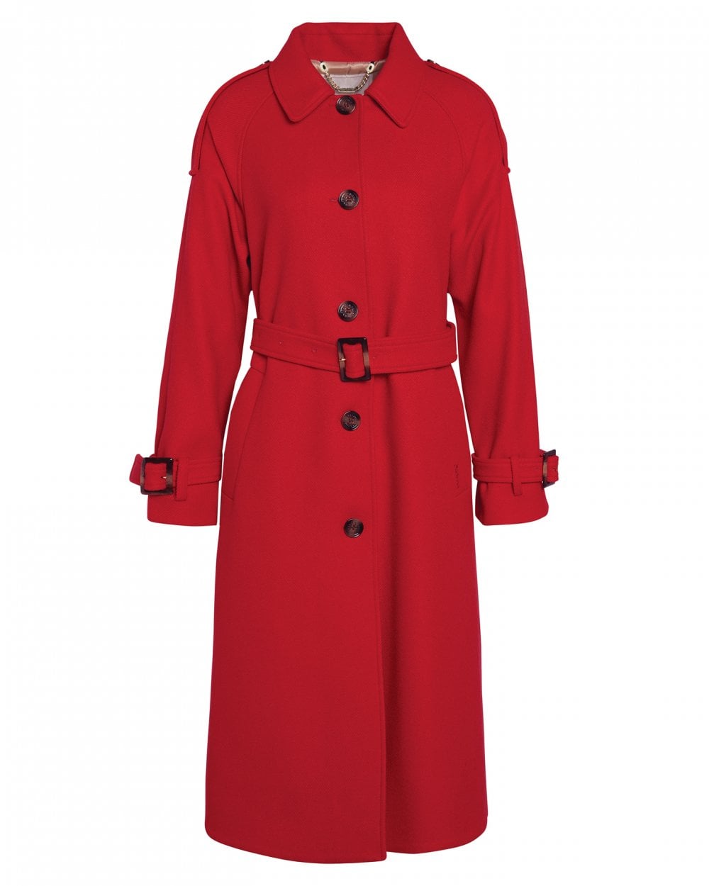 Barbour Alberta Womens Wool Trench Coat