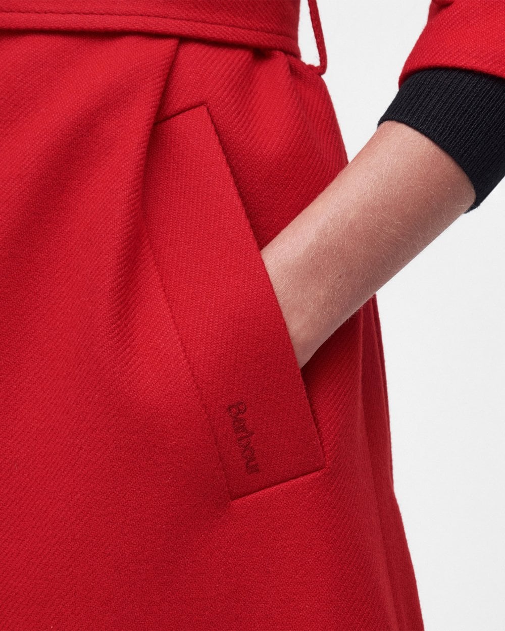 Barbour Alberta Womens Wool Trench Coat