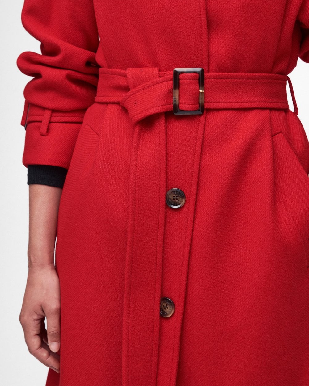 Barbour Alberta Womens Wool Trench Coat