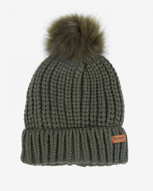 Barbour Saltburn Womens Beanie - Olive