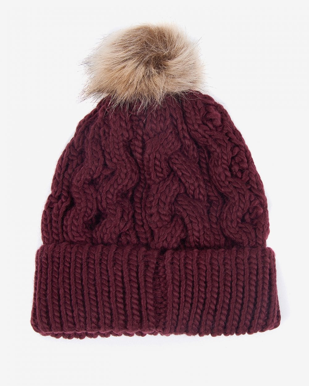 Barbour Penshaw Womens Beanie - Bordeaux